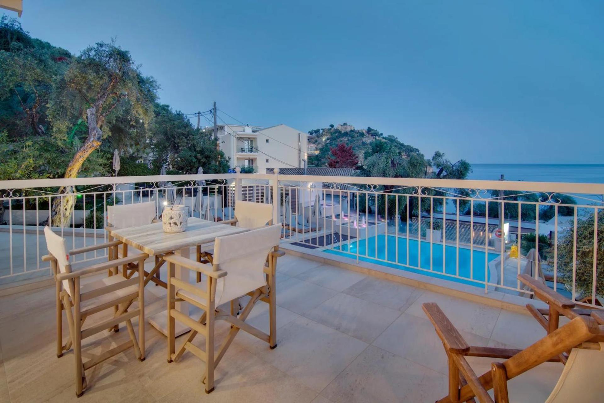 Valtos Beach Hotel Parga Bagian luar foto